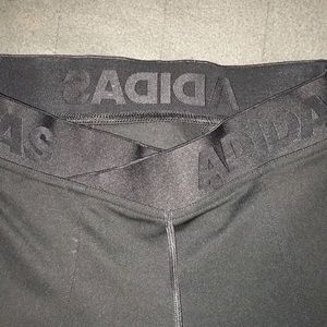 Small Black adidas leggings.